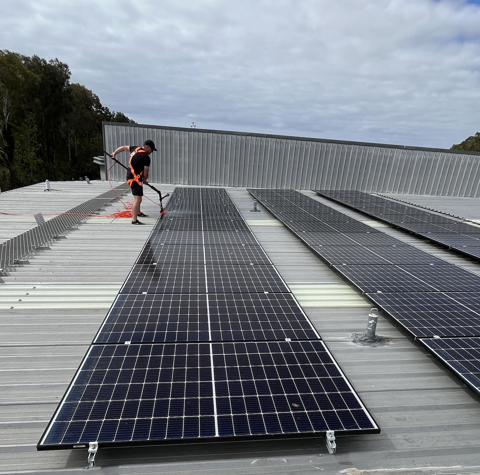 Commercial Solar Cleaning Tweed