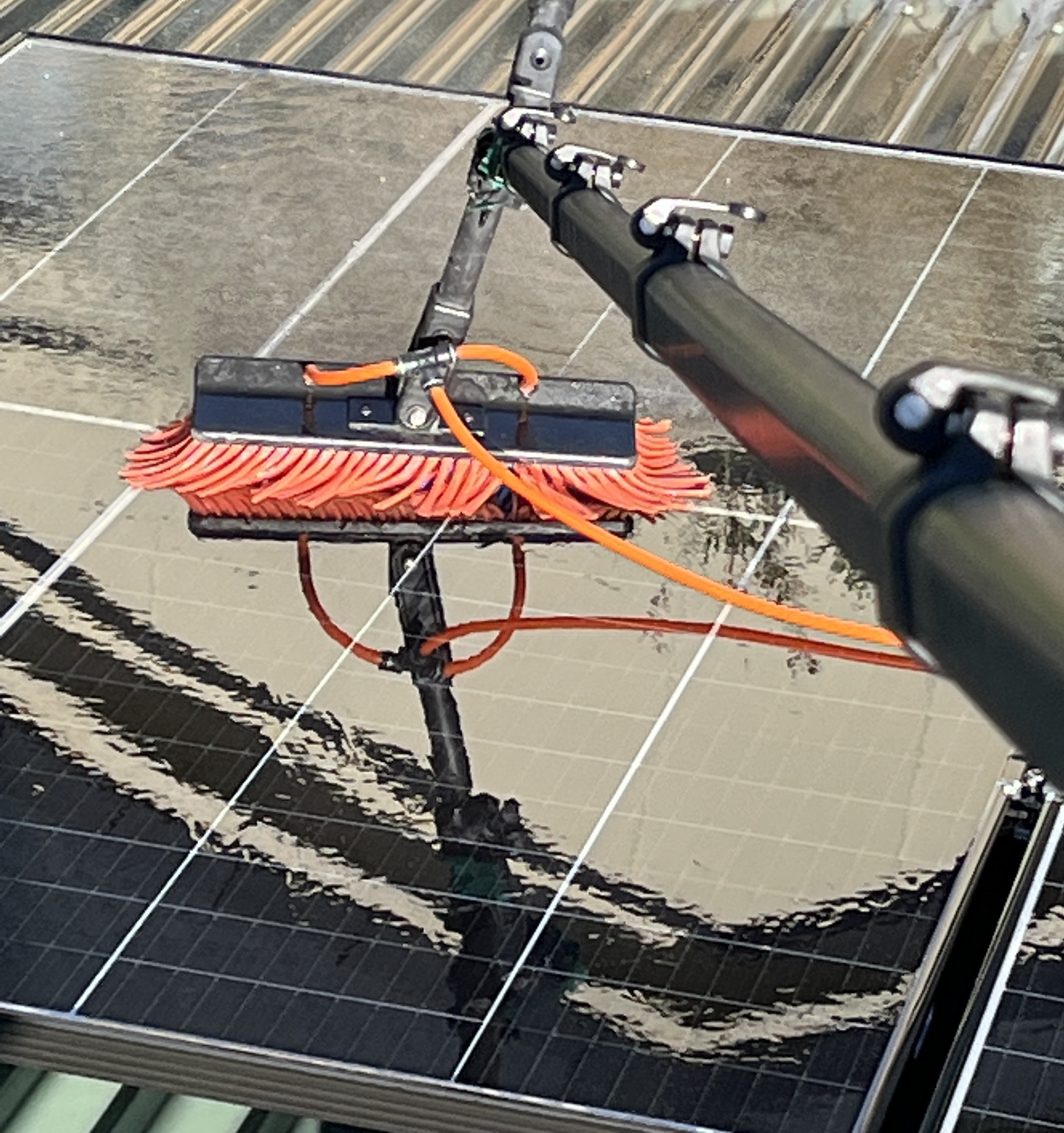 Mirror Finish Clean Solar Panel