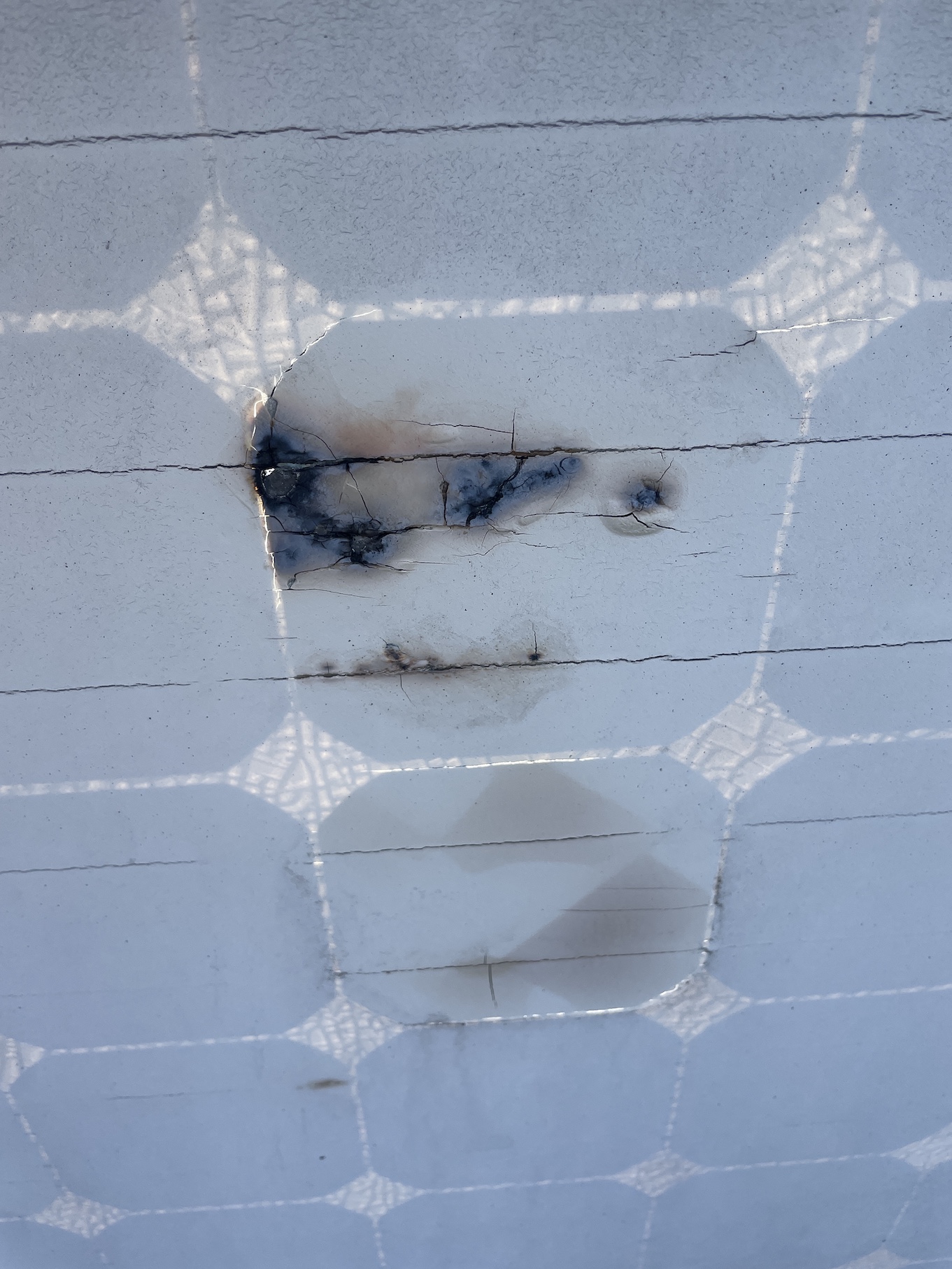 Underside of Burnt Out Cell